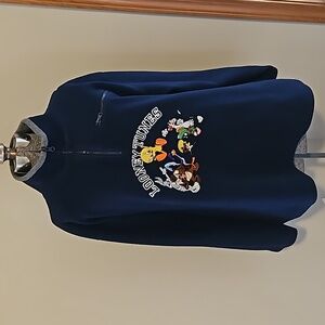 Vintage Warner Bros Looney Tunes quarter zip fleece